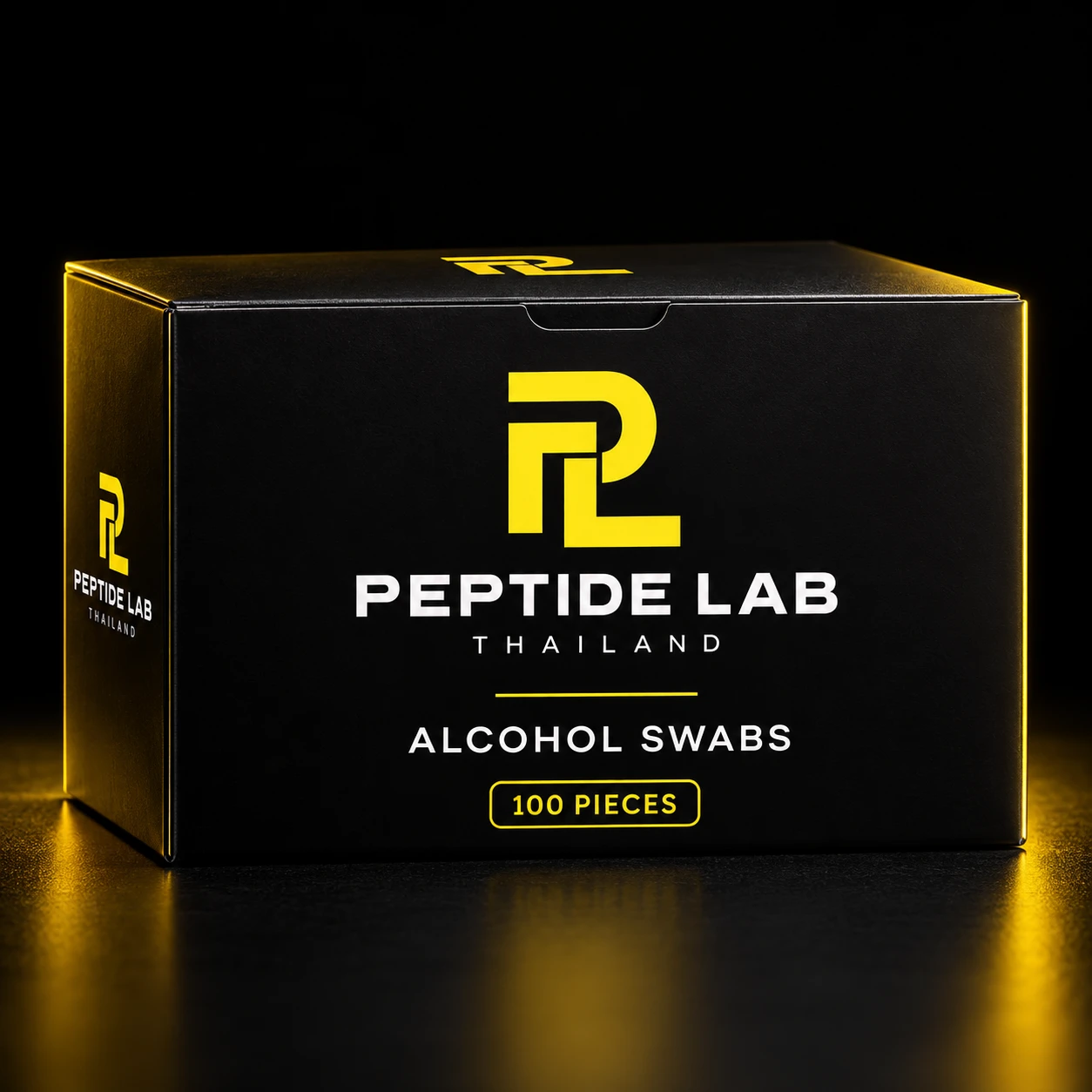 Alcohol swabs 100 pieces — packaging concept