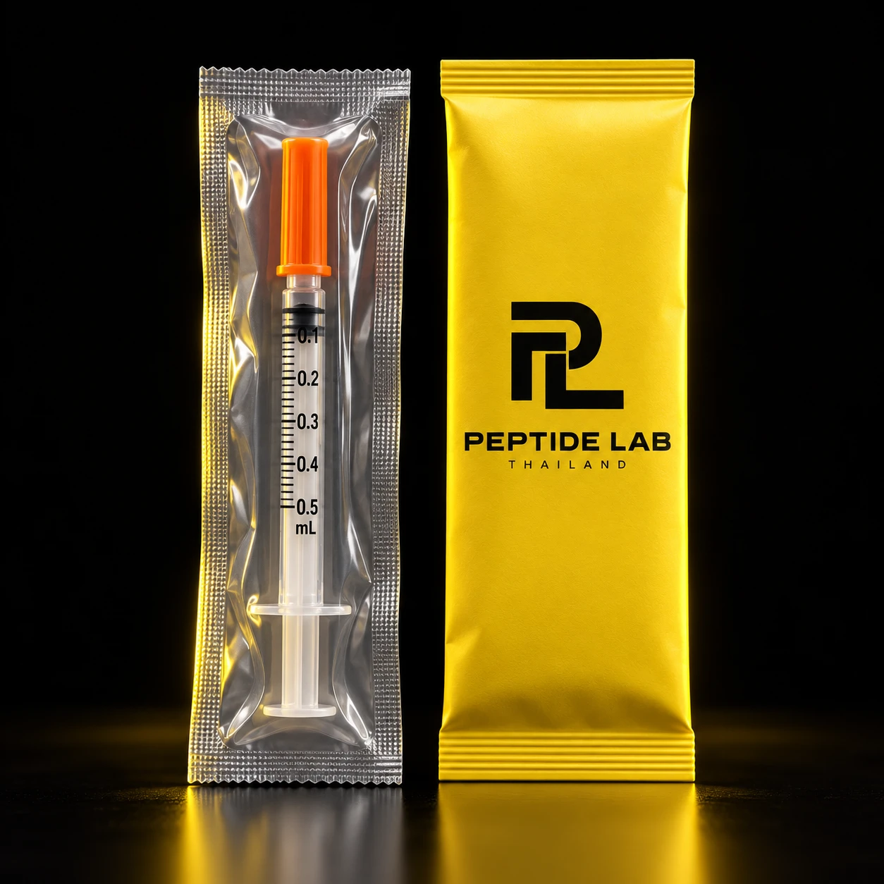 Insulin syringe 0.5ml — packaging concept