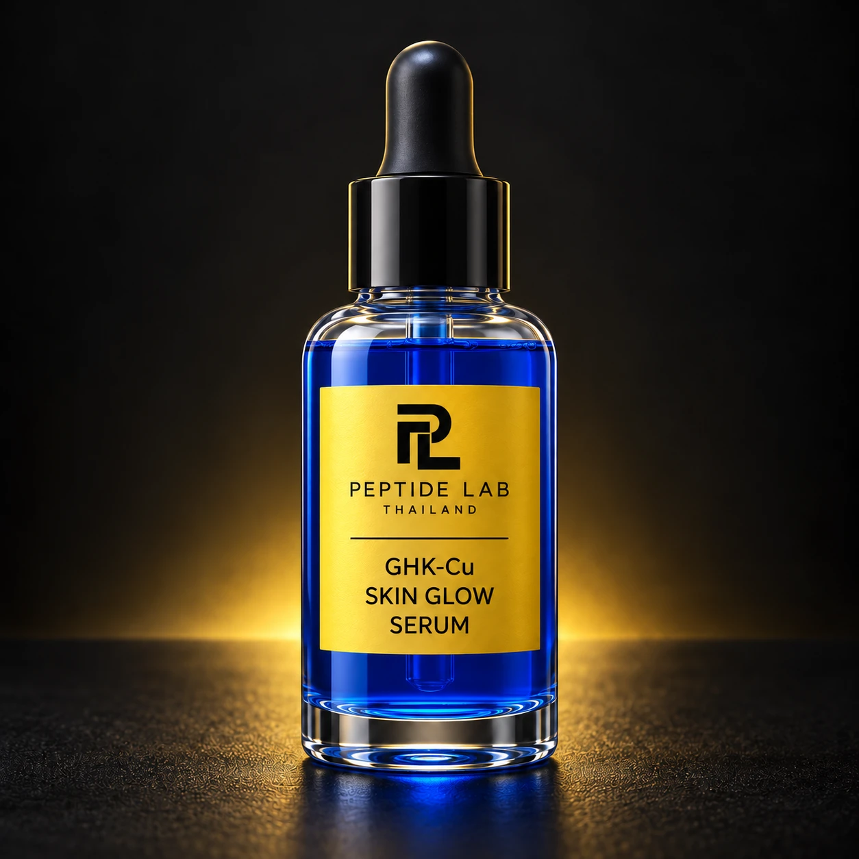 GHK-Cu Skin Glow Serum Peptide serum Serum — packaging concept
