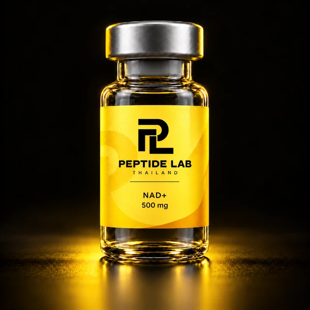 NAD+ 500mg Vial — packaging concept